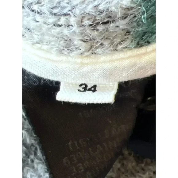 Isabel Marant Etoile Womens Multicolor Gabrie Striped Wool Coat Jacket S… - Picture 8 of 16